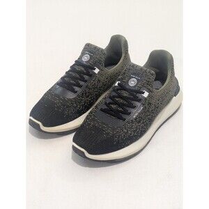 Peter Millar Knit Sneakers Men’s US 9 Green Black Lace-Up Casual Shoes